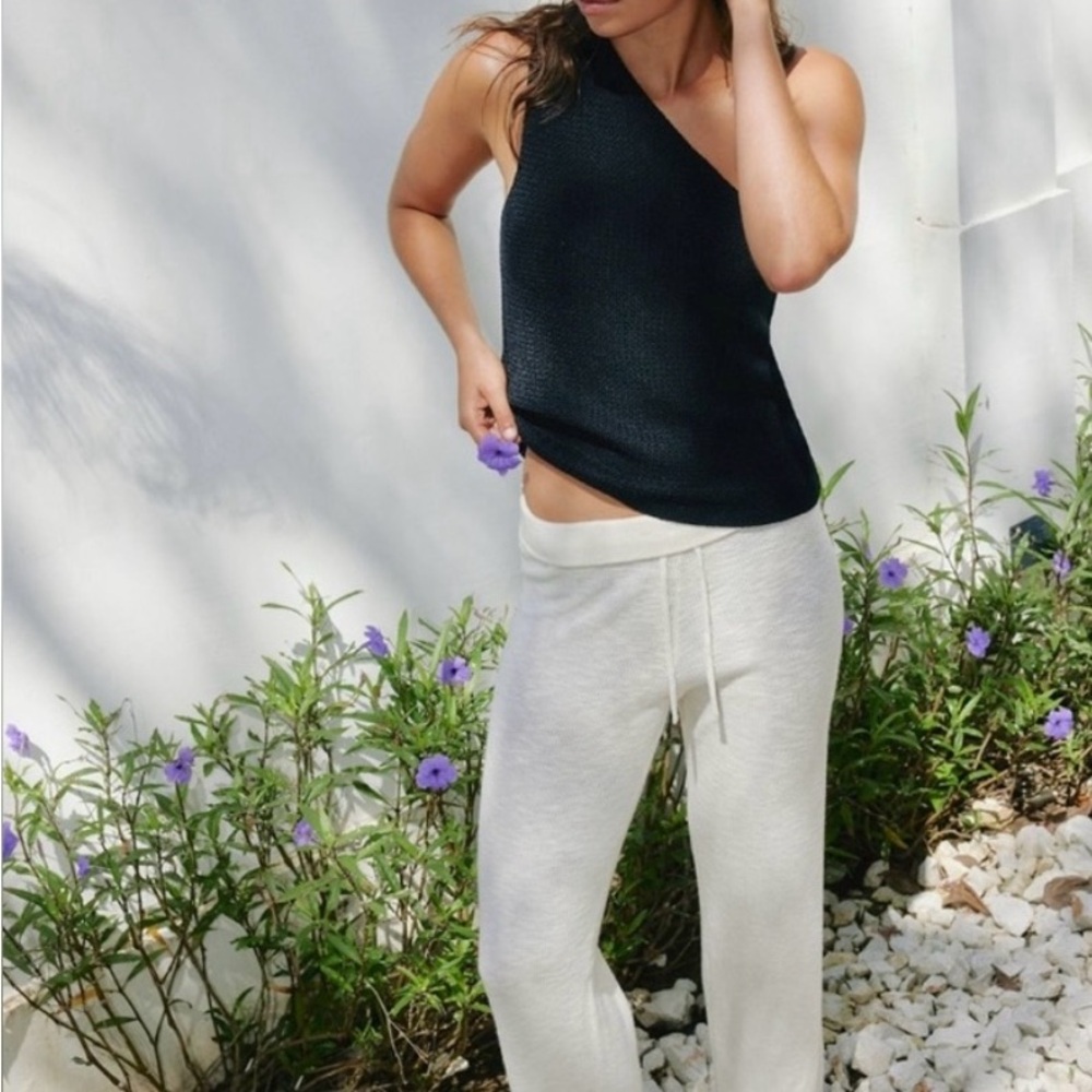 Free People Beach Condado sweater one shoulder top, size small